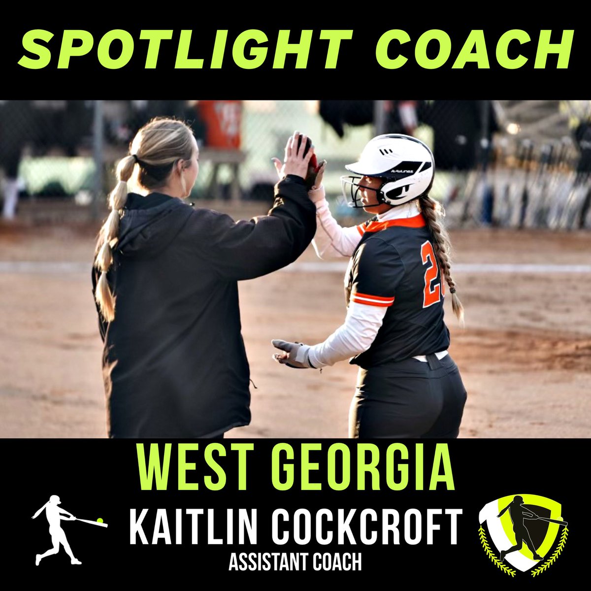 ProSwings_'s tweet photo. 📸 Our next Spotlight Coach is @KaitlinNichole4, Assistant Coach at @UWGSoftball!
We are excited to have you with us Coach Cockcroft💪🏼
Make sure you get registered for camp August 4-6th at https://t.co/AcH0WlatmV
#ProSwings #10years https://t.co/RJdOKaFdQJ
