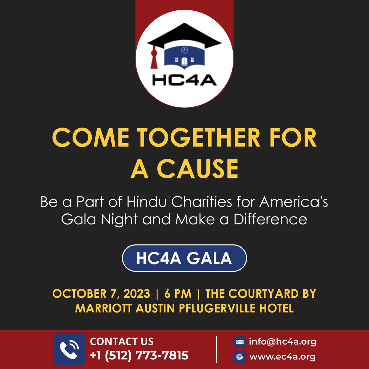 Join us for a night of compassion and impact as we celebrate and support Hindu charities at America's Gala Night! Immerse yourself in an evening filled with cultural richness, heartfelt giving, and shared values.
 
#galanight #america #hindu #charity #cultural #values #