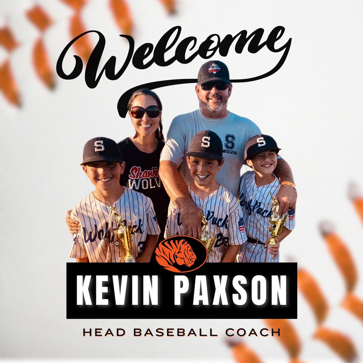 Introducing the new head coach of ECU baseball, Kevin Paxson ‼️⚾️

Welcome, coach! 🐅

📰: ecutigers.com/news/2023/8/2/…