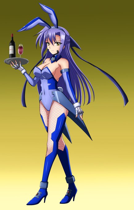 今年はナンバーズスーツをバニーアレンジしてギン姉に着せてみました
表情差分付です
 #バニーの日 