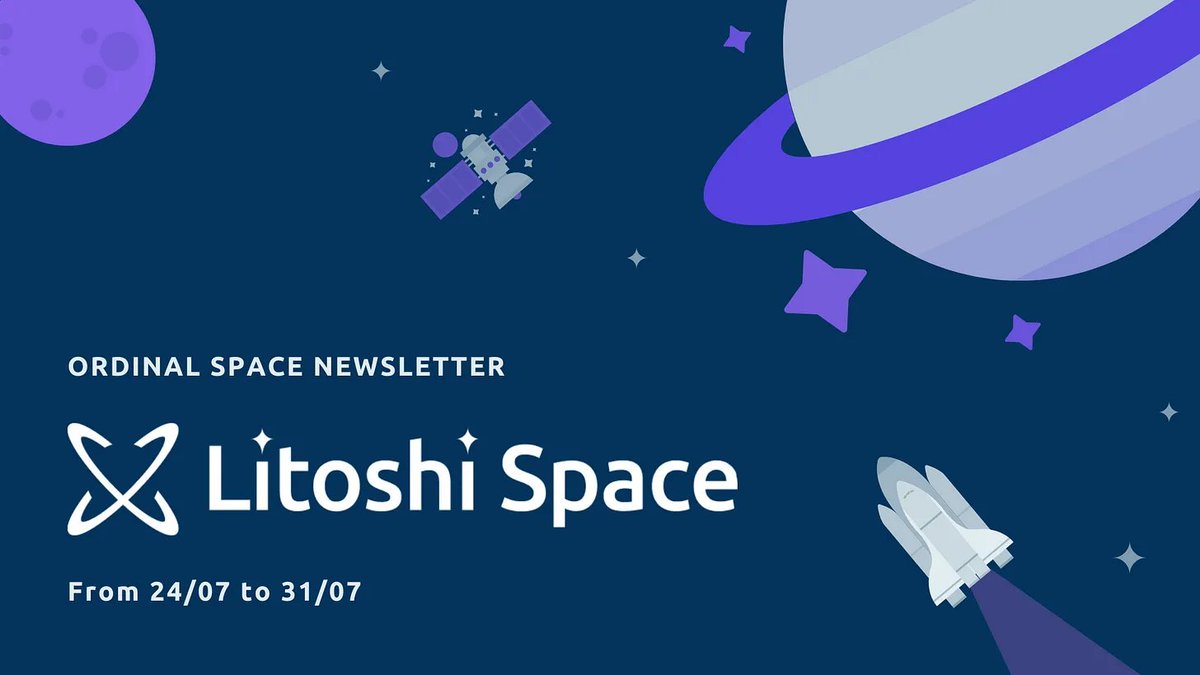 Ordinal Space Newsletter #1 🚀

The first edition of our newsletter is out ✍️

Discover what's happened last week on the Bitcoin, Litecoin &amp; Dogecoin ecosystem 👇

litoshispace.substack.com/p/ordinals-spa…

<a href="/unilit_io/">UniLit.io</a> @MiladyLitecoin <a href="/litescribe_io/">Litescribe: Wallet/Market</a> <a href="/verydogelabs/">Doge Labs</a> <a href="/unisat_wallet/">UniSat - wallet, explorer & extension for bitcoin.</a> <a href="/LiteXwallet/">LiteX - Litecoin wallet for Web3</a>