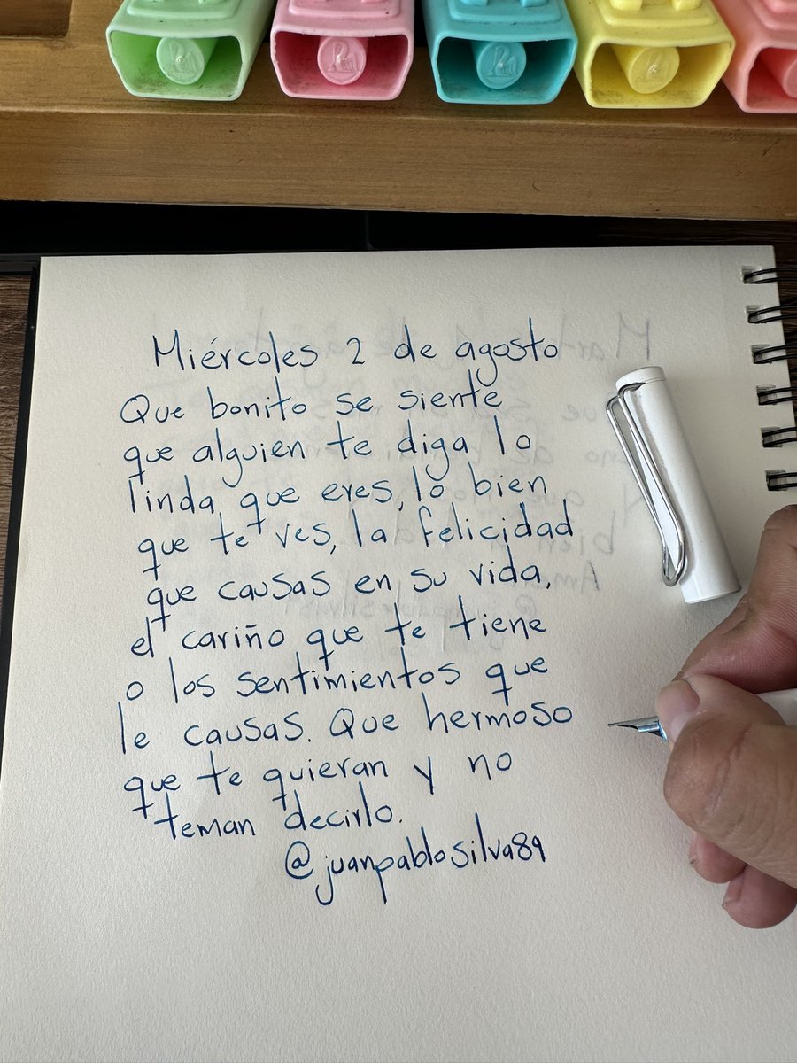 JuanPaSilva07's tweet photo. Que bonito se siente que alguien te diga cosas lindas…❤️ https://t.co/feEuWCfxbb