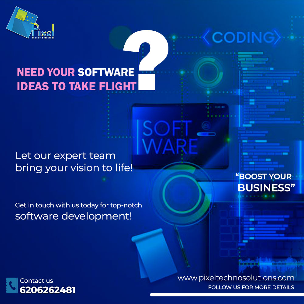 PIXELTECHNOSOL's tweet photo. 🚀 Need your software ideas to take flight? Let our expert team bring your vision to life! Get in touch with us today for top-notch #Software development! 💡 #SoftwareIdeas #Innovation #DevelopmentTeam #tech #InnovationAtItsBest #smallbusinessowner https://t.co/TXGUFl1lOV