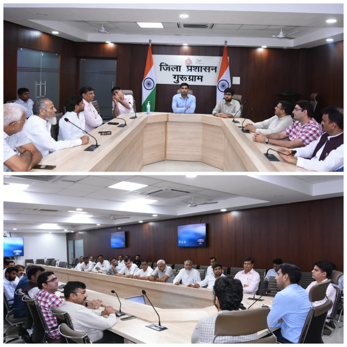 Gurugram District Administration is committed to maintaining peace and social harmony. A meeting was held under Deputy Commissioner Shri Nishant Kumar Yadav, leadership at the conference hall of Mini Secretariat on Wednesday.