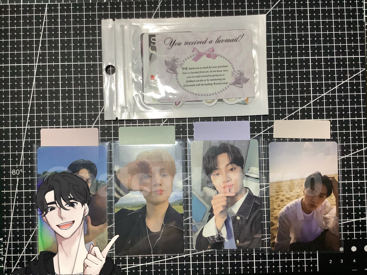 Patchstaneroo's tweet photo. #patch_receives
          from @fumaprio

Maiba naman, para di puro Dahyun! Thank you for the Jay pcs! Eto din yung package na 80% freebies + 20% PC HAHA 

#einsluvmail https://t.co/C035qHuxKl