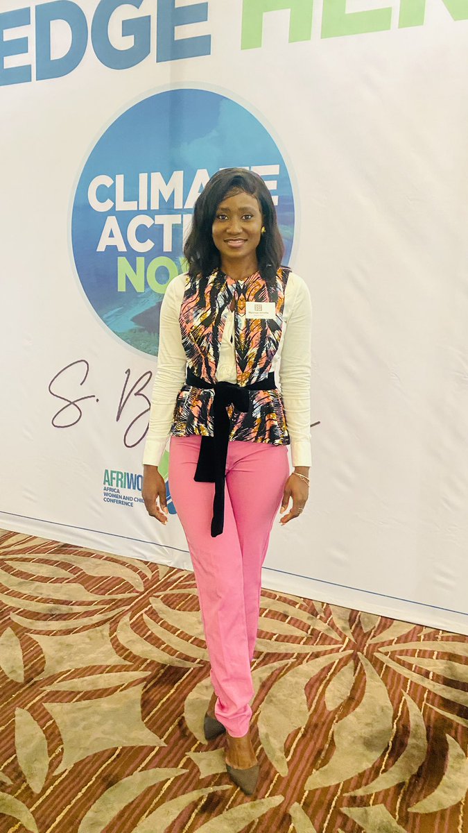 MMponwe's tweet photo. I pledge to advocate for the development and implementation of gender-responsive climate policies that address the specific needs and vulnerabilities of women and children
#AFRIWOCC 2023 
#ClimateActionNow 
@GlblCtzn 
@SBawumia https://t.co/wmWuoLEbEU