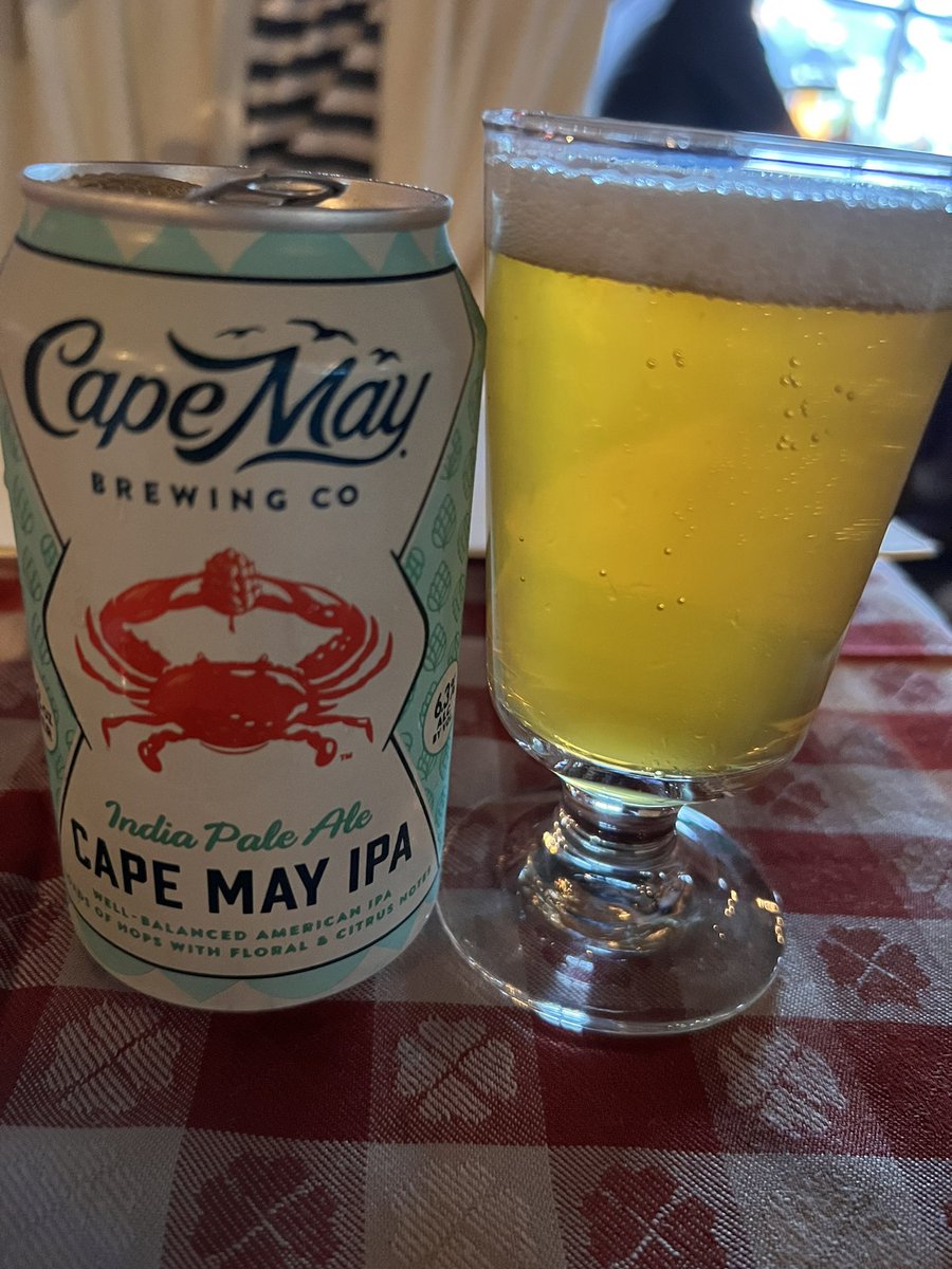 BrosBeerGuide's tweet image. Had my first @CapeMayBrewCo beer last night.  I can only hope I can visit the brewery while on vacation.  The IPA was fantastic , I want to try the rest #beers #CraftBeer #beerbelly #beeroclock #capemay #jersey