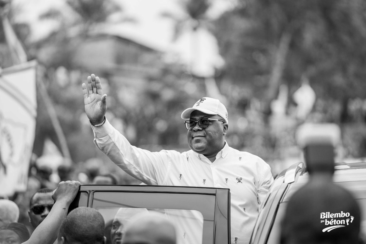 bilemboyacongo's tweet photo. 1𝐞𝐫 𝐀𝐎𝐔𝐓 | Le Chef de l'Etat, Félix-Antoine Tshisekedi a réouvert après réhabilitation, la route #Kimwenza - #Kindele dans la commune de Mont-Ngafula. 

#PromessesYaBéton #BilemboYaBéton https://t.co/76y8BlZLY7