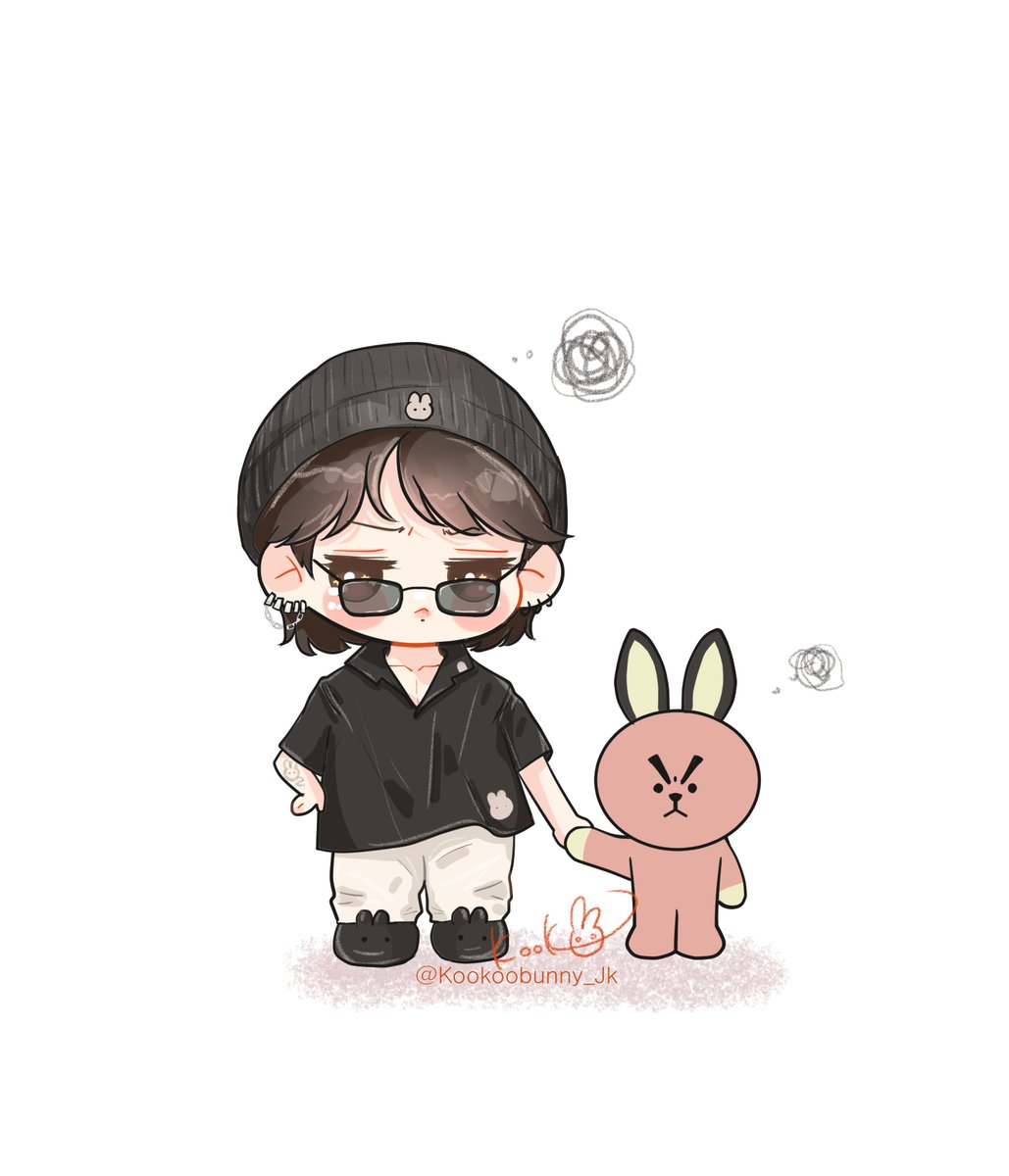 「이안 아니 꾸꾸 놀리지 마러라-  #정국 #JUNGKOOK #JK #BT」|꾹꾸바니のイラスト