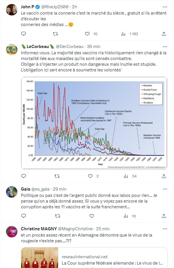 arikouts's tweet photo. Non ça va ils sont pas antivax
Même Divizio le voit....
Et ça continue comme ça, des dizaines et des dizaines... https://t.co/rK6ZLsIwk5