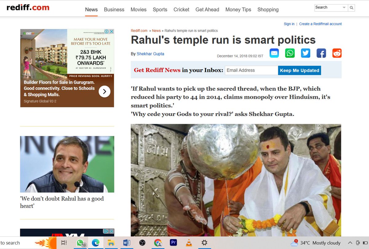 According to Shekhar Gupta "Battle of 2024 has skipped semis, gone