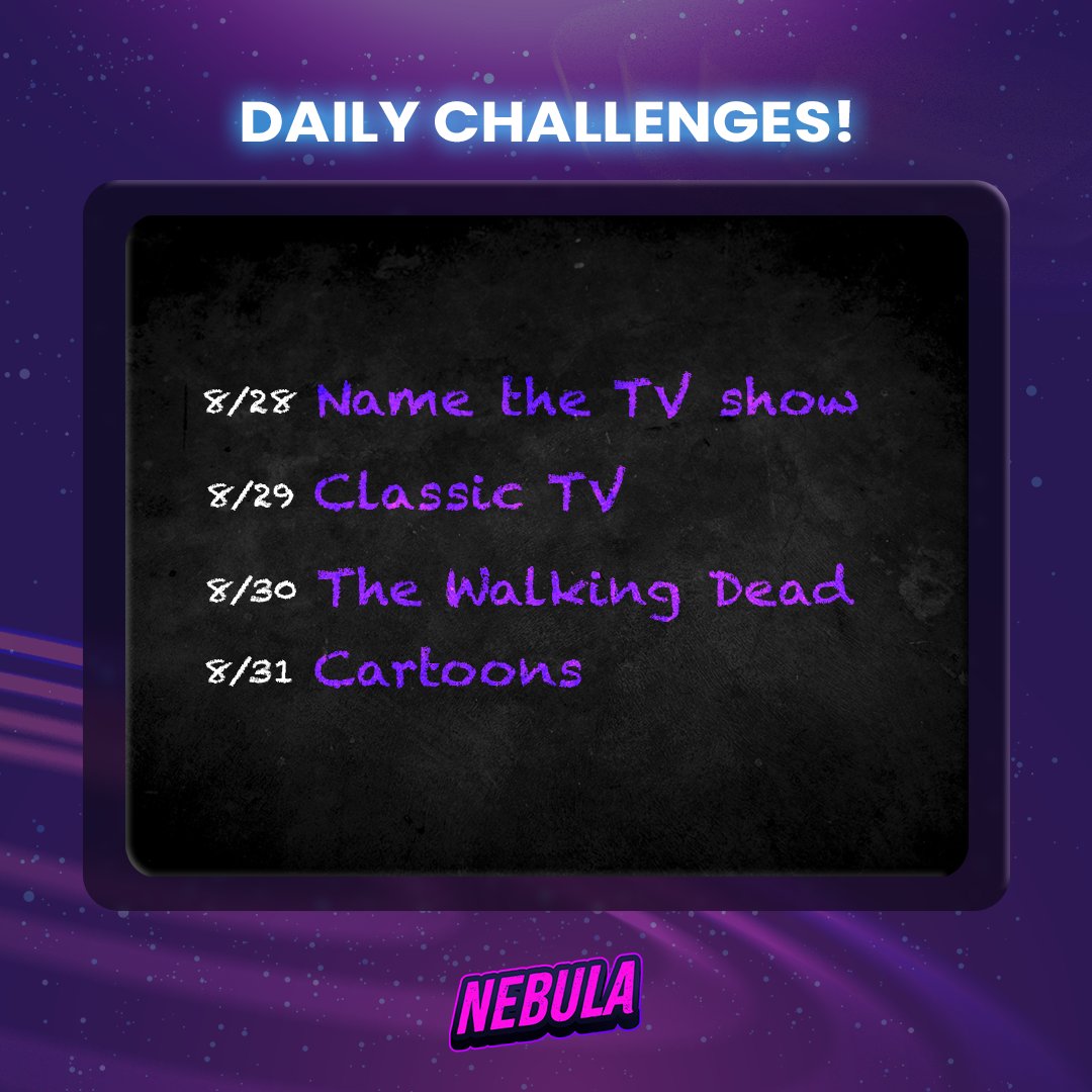 Nebula_P2EGames's tweet photo. NEBULA's Daily Challenges are not for the faint-hearted. Put your knowledge to the test, face fierce competition, and revel in the triumph of victory. Are you bold enough to take the plunge?
#NEBULA #TriviaParty #TriviaMaster https://t.co/mIkRZembnb