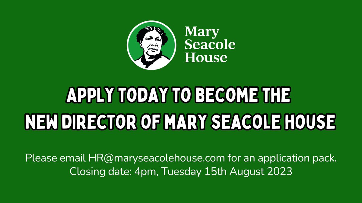 📢 WE'RE RECRUITING!!

Please share far &amp; wide, our long standing CEO Carol Sowande is retiring from her role 😢 So if you have experience in charity governance, strategy, partnerships, financial management and income generation.. APPLY NOW 🙏🏾 #MentalHealth #Charity #Liverpool