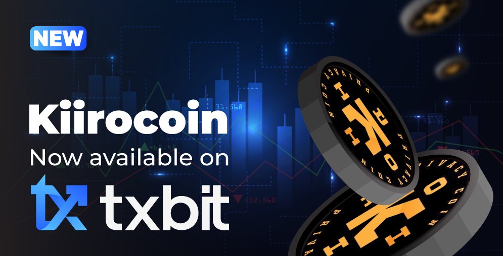 📢 $KIIRO Listing Announcement 📢

Attention #Txbit and #kiirocoin traders! $KIIRO is now available on #Txbit in the $USDT market! 🚀

#Deposits and #Trading are now open! 👇 txbit.io/Trade/KIIRO/US…

#cryptonewstoday #CRYPTONEWS #altcoins #altcoinseason <a href="/kiirocoin/">Kiirocoin</a>