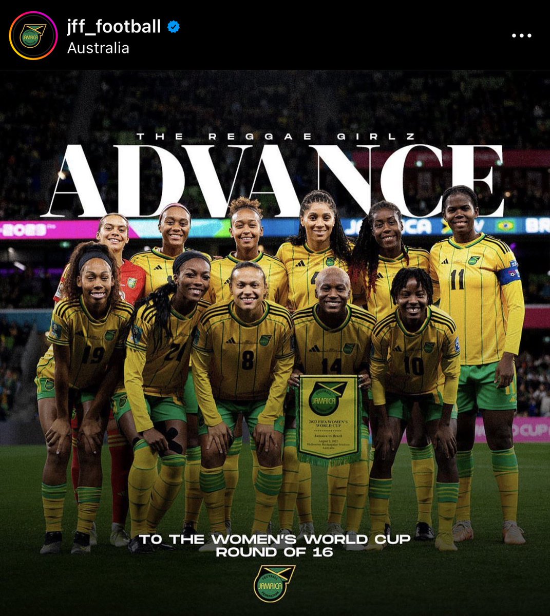 Navarro College Soccer (@soccer_navarro) on Twitter photo Proud of Trudi, Dem Den, and the Jamaican Team on their round of 16 arrival! <a href="/NavarroSports/">NavarroSports</a> <a href="/NavarroCollege/">Navarro College</a> <a href="/FIFAWWC/">FIFA Women's World Cup</a> <a href="/jff_football/">Official J.F.F</a> <a href="/cedellamarley/">Cedella Marley</a> <a href="/kianaesja/">Kiana Lopez Wilson</a> Proud of Trudi, Dem Den, and the Jamaican Team on their round of 16 arrival! <a href="/NavarroSports/">NavarroSports</a> <a href="/NavarroCollege/">Navarro College</a> <a href="/FIFAWWC/">FIFA Women's World Cup</a> <a href="/jff_football/">Official J.F.F</a> <a href="/cedellamarley/">Cedella Marley</a> <a href="/kianaesja/">Kiana Lopez Wilson</a>