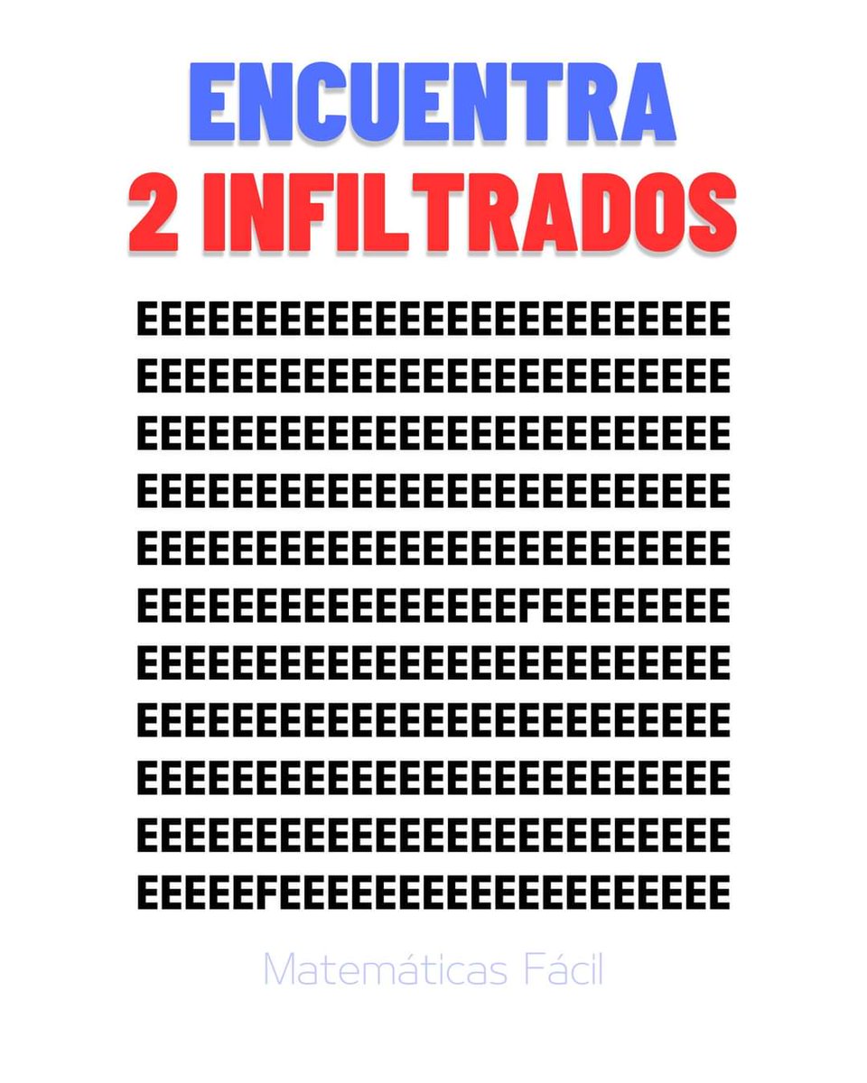 Empecemos a jugar😁

Encuentra 2 infiltrados y escribe LOGRADO