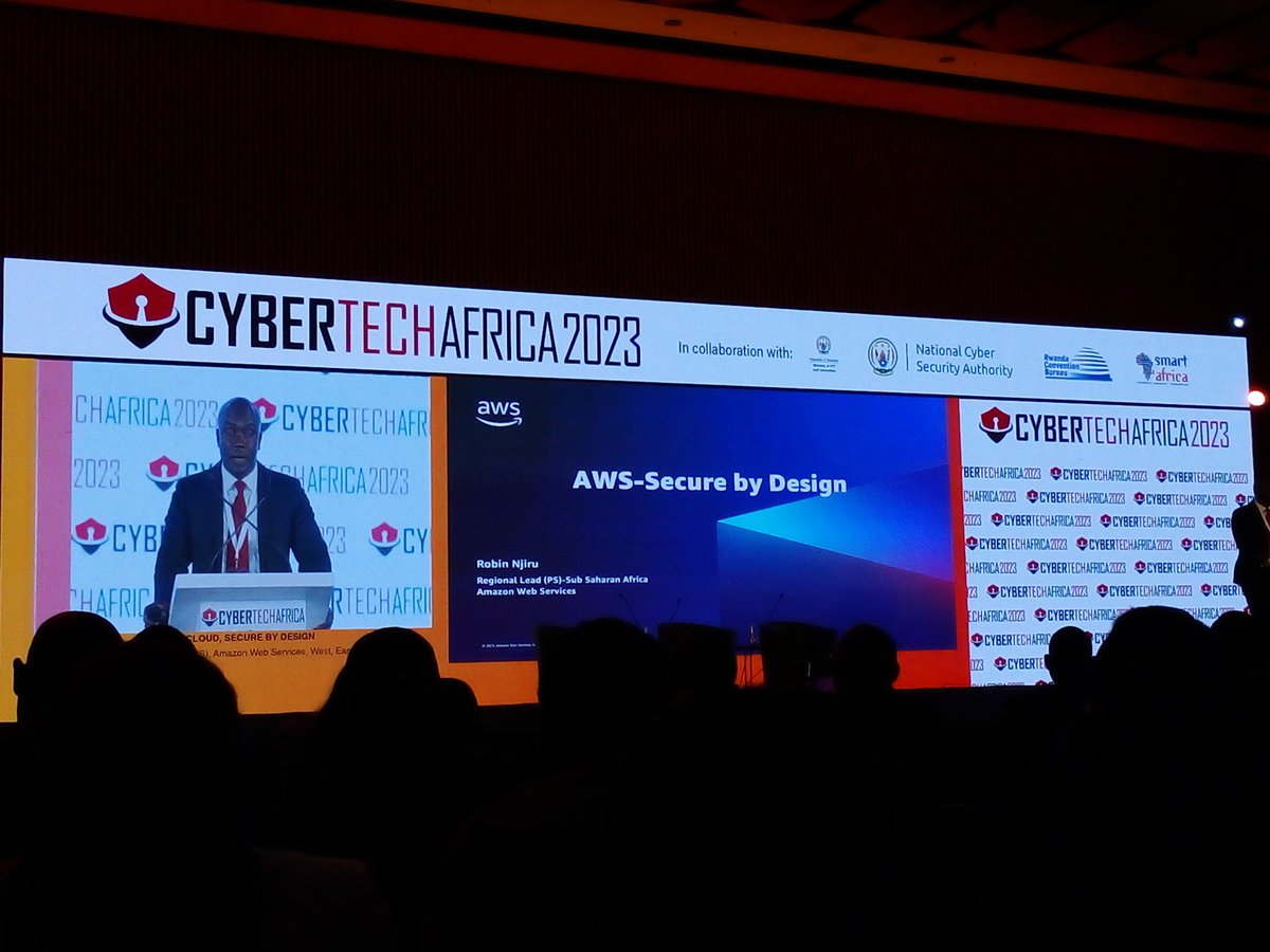 🚀 Day 2 at #CybertechAfrica - Discover the power of AWS - Secure by Design! Protect data with the latest security practices and lead the way in the digital age. 

#CybertechInKigali #CybertechAfricaYouth
