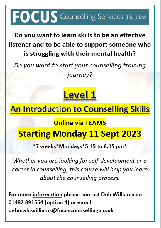 🌟Registration is closing soon🌟
But there is still time to register!
Just follow the link forms.office.com/r/9bf4LEU4NB
#counsellingcourse #newchallenge