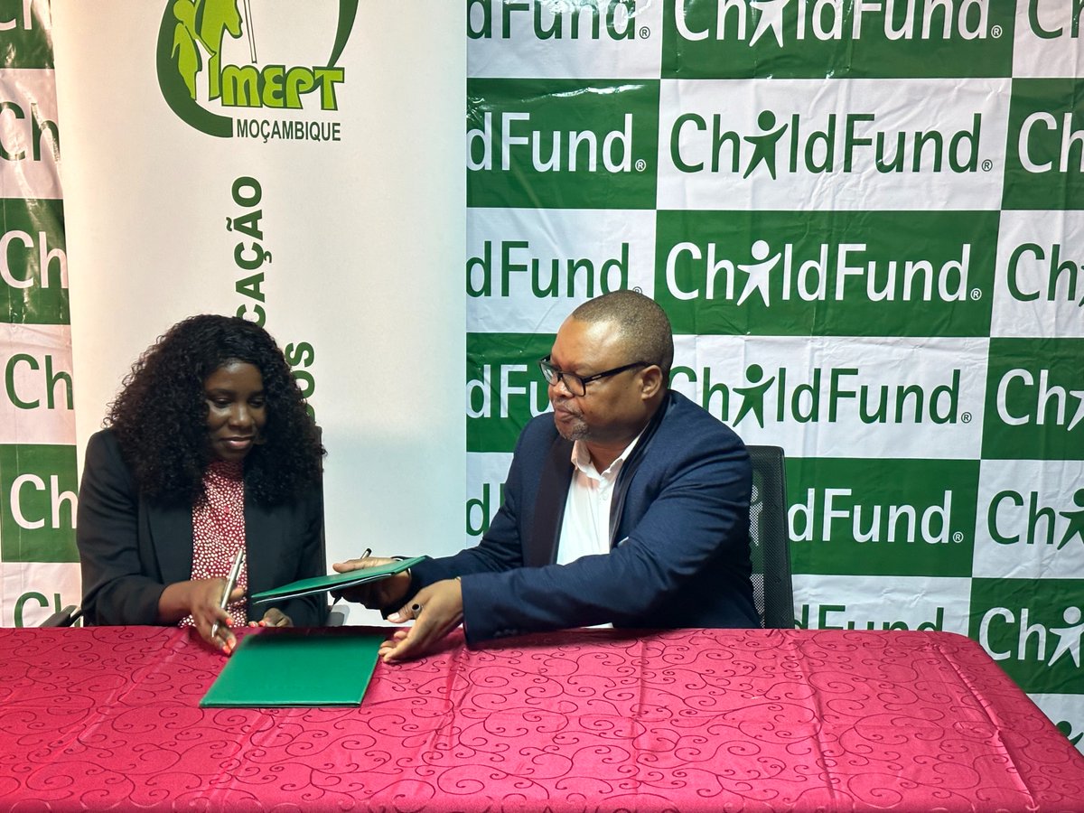 ChildFundMoz's tweet photo. ChildFund Mozambique and the Education for All Movement (MEPT) sign a Memorandum of Understanding for collaboration in Education area.

Read full Press Release here:
https://t.co/HJNAoUZJtv https://t.co/7cOcBnmv6P