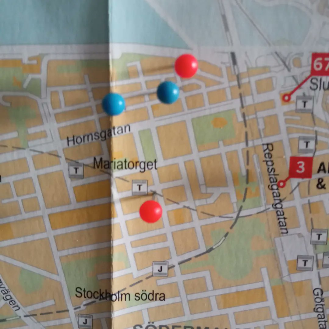 NNoirLocations's tweet photo. I remember a time when colored map pins wasn't a rare thing. Well have to fix that my way. The mapping of Nordic Noir Locations continues. #nordicnoir #nordicnoirlocations #södermalm https://t.co/j4NAuCfFQ4