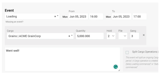 KA_Growth's tweet photo. #Enqlare #PortCalls I Product Update - Enhance port log events with additional details. Are you looking to speed up logging of events with enhanced details? Simplify data entry and unlock the ability to generate summary tables.

Read more:
https://t.co/pJoqi5Y49O https://t.co/FmxHtjVgJX