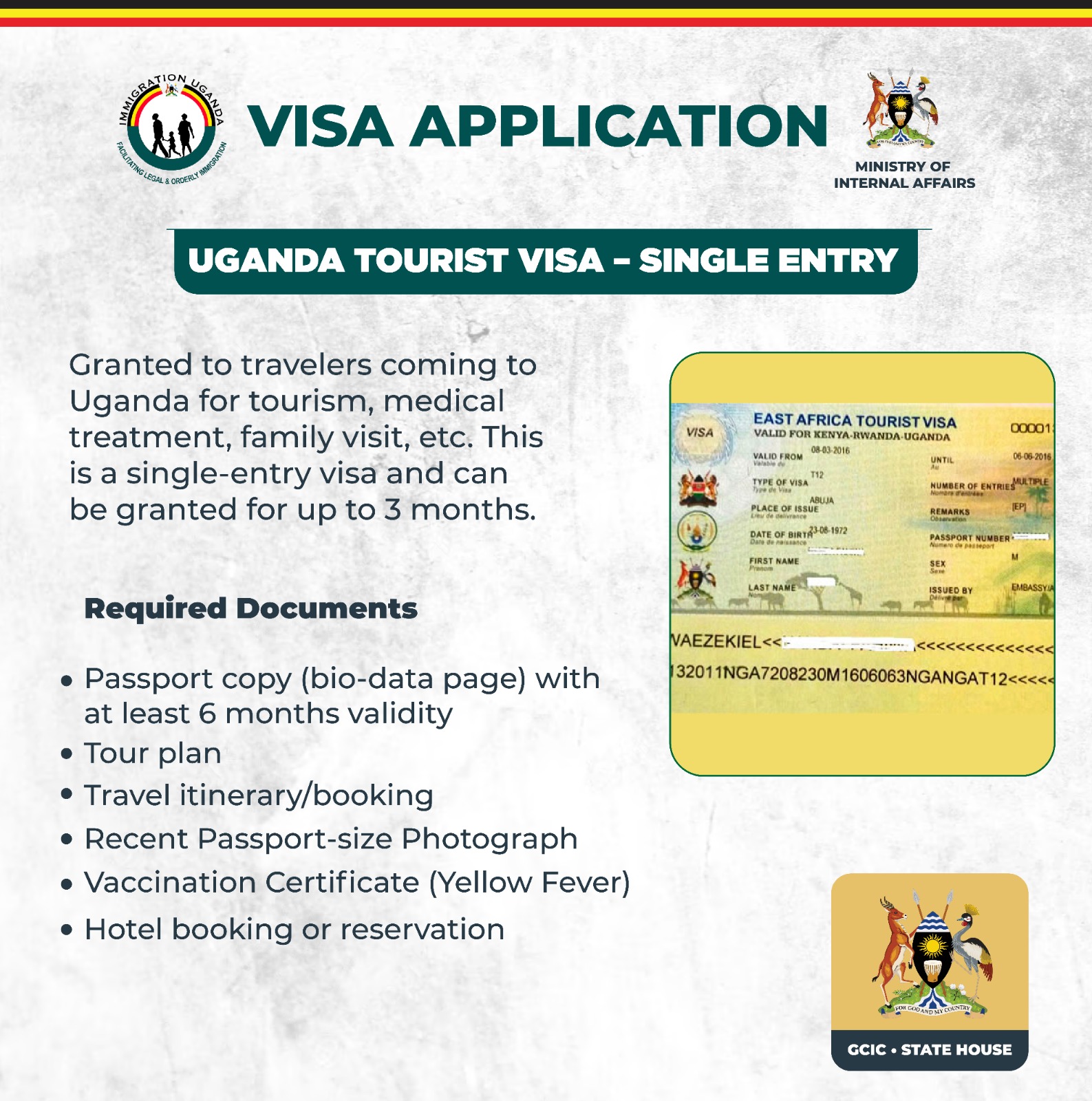 Uganda Tourist Visa Preparation from China Uganda visa preparation for Chinese travelers planning an East Africa safari