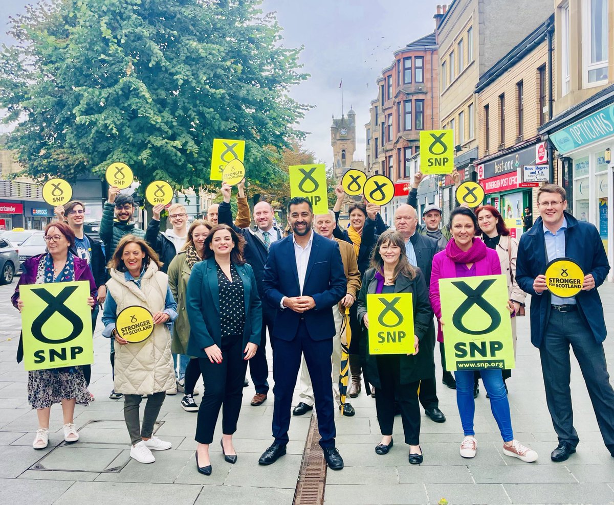 _sarahmasson's tweet photo. ✨ Day 1 of the campaign to elect @KatyLoudonSNP as the SNP MP for Rutherglen and Hamilton West. 

🤩 What a bonnie bunch ready to get going to elect a strong local representative who will stand up for them and for a fairer society.

#LoveLoudon #VoteKaty https://t.co/aawQ3g7uvl