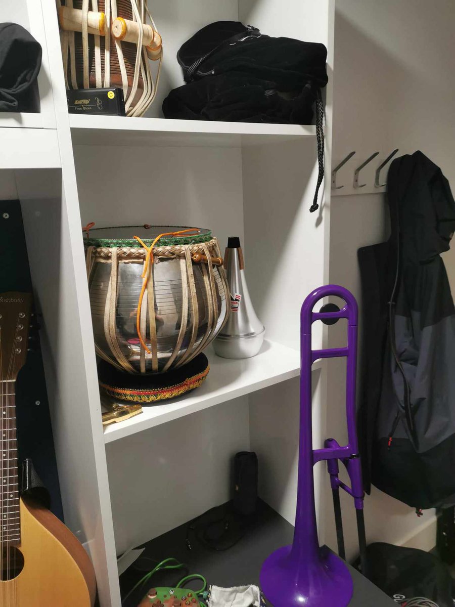 iaincello's tweet photo. #onemanorchestra Day 93.
This is the first of 28 daily posts updating you all of my progress learning instruments @edfringe ! I'll be harassing members of the @AminaKhayyam Dance Company for #tabla and #sitar lessons. https://t.co/s97zdO4Sbo
