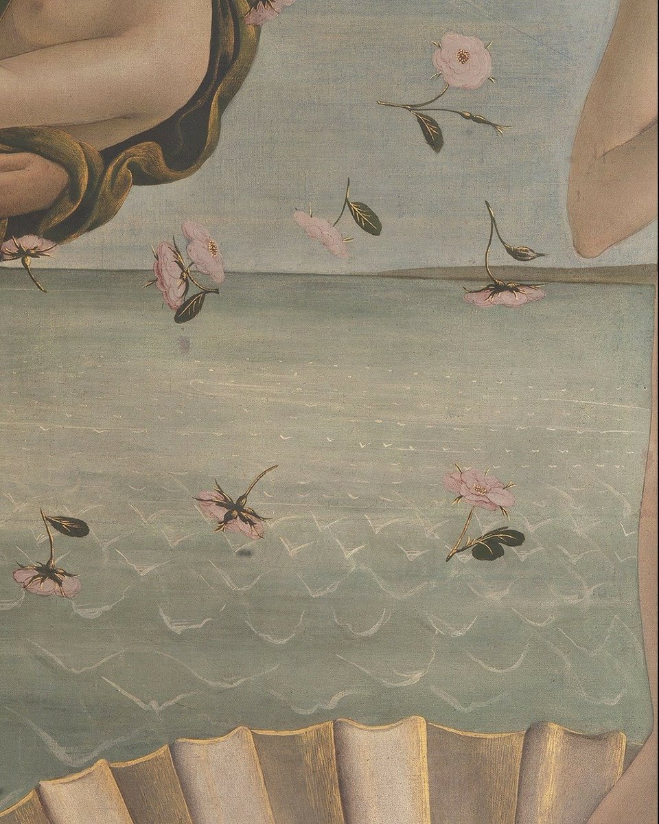 UffiziGalleries's tweet photo. Frammenti di #mare! Quali preferite? Le gentili increspature delle onde di Cipro nella 'Venere' di #Botticelli o  i trasparenti cerchi d'acqua sulla costa etiope nel 'Perseo libera Andromeda' di #PierodiCosimo? https://t.co/fAS2STsdXU