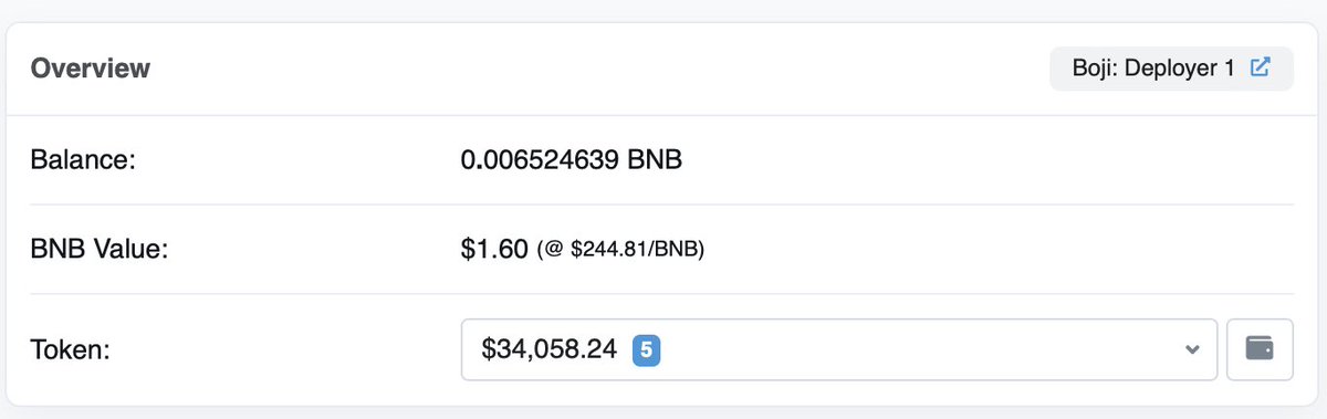 Kindly Reminder 📣

The collected $BOJI amount is now 240 Billion.
Do not forget to send your $BOJI to deployer wallet and get your new tokens on 6th August.

Deployer Wallet: 0x9102515C54e6C3a96D62A3dD6E23FA0C09b8f68F

#StayTuned #BojiToken #BSC
