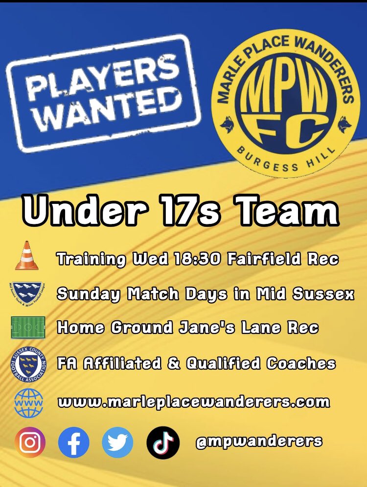 Marle Place Wanderers FC (@fcmarle) on Twitter photo 