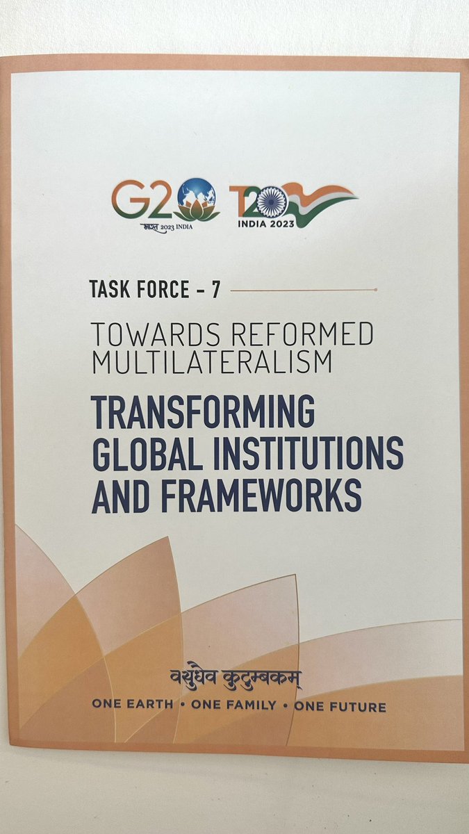 RinaMussali's tweet photo. Finalmente fue lanzado nuestro posicionamiento #TaskForce7 “Towards reformed multilateralism:transforming global institutions and frameworks” @T20org https://t.co/xA1bsR83oC