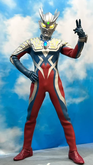 本日の2万年早いぜ!のイケちらかしてたゼロ師匠 「ちゃんと撮れたか?」 #ウルトラマンゼロ #ウルサマ