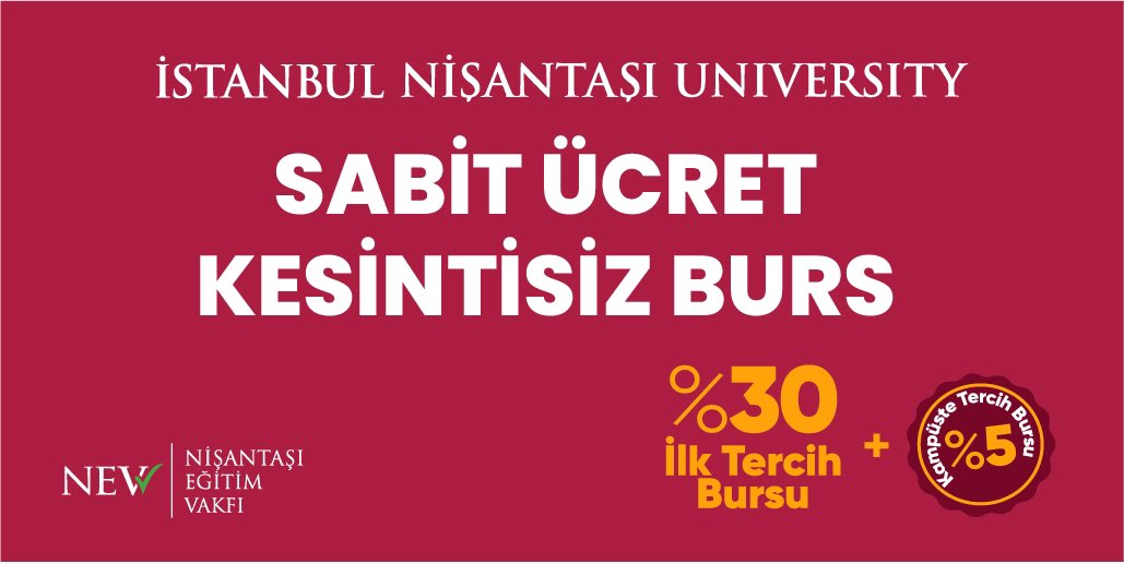 Eğitimde fırsat eşitliğine olan inancımızla, kapsamlı ve kesintisiz bir burs programı! #nisantasiuniversity