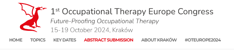 🥳📢So excited to announce that the abstract submission portal to submit your abstract for the First OT-Europe Congress 2024 is now OPEN!!!!!!

Click this link to submit!! Hope to see you in Krakow! 
ot-europe2024.com/abstract-submi…

#OTEurope2024 <a href="/OTeurope1/">Occupational Therapy Europe</a>
