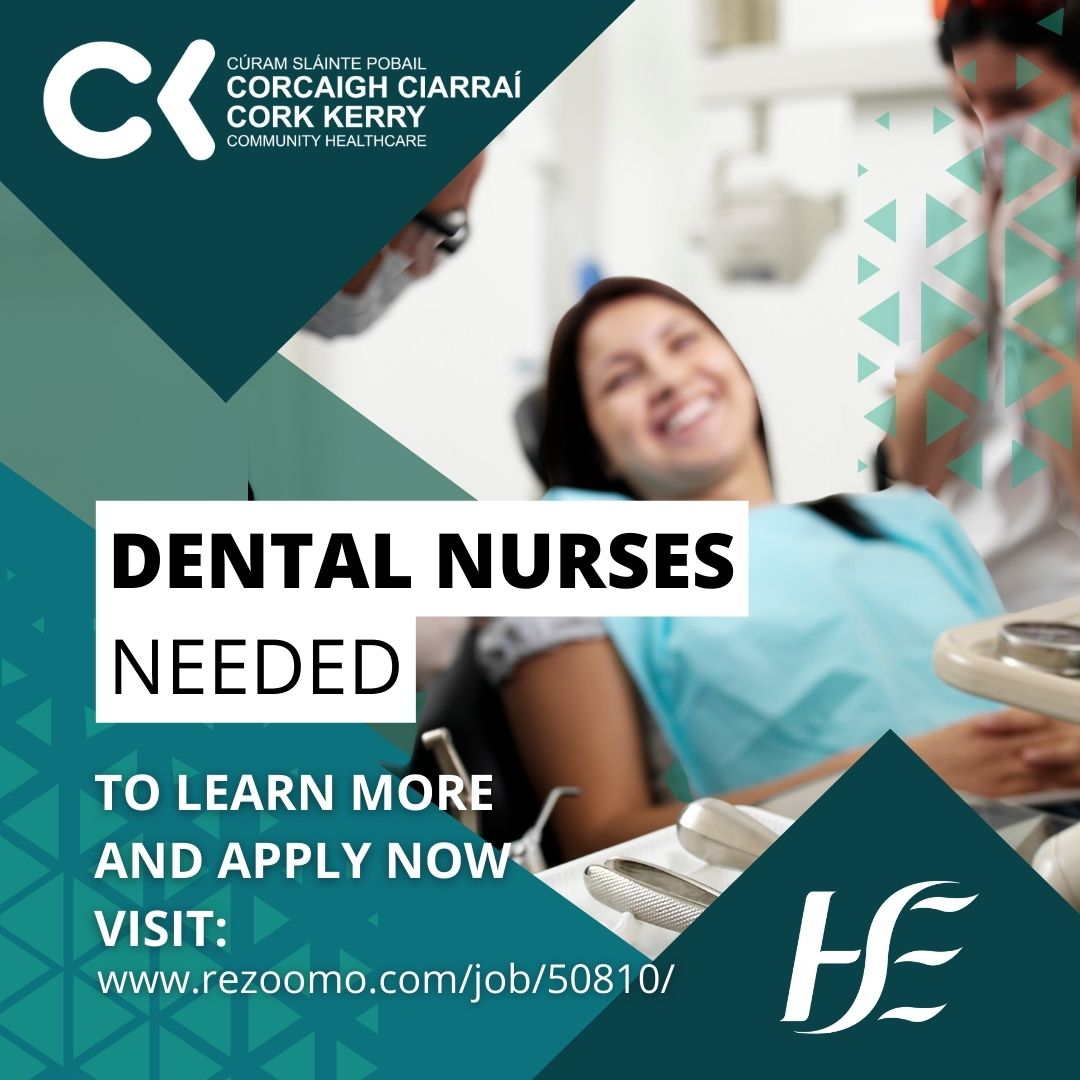 Priscilla1Lynch's tweet photo. We are recruiting for Dental Nurses – to apply now visit https://t.co/p0vuuLW3Dv
#hsejobs
@DentalSchoolTcd 
@uccdentsoc
@idna_irish 
#dental
#recruitment
#jobs
#careers
#hiring https://t.co/g9uji7TiX1
