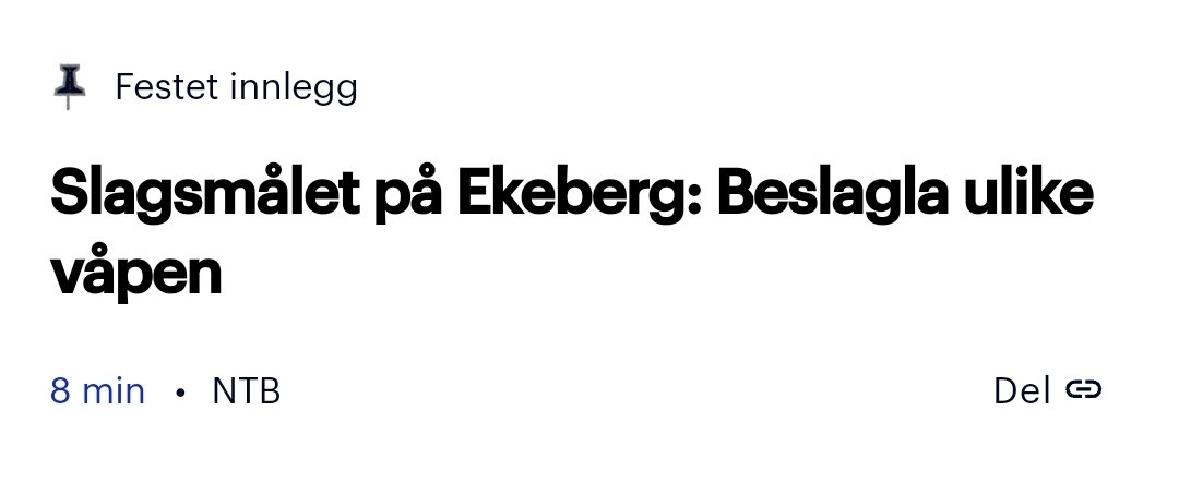 🎶Alle byttinger i Oslo er barn av Ekebergkongen. open.spotify.com/track/3p9zD5ry…