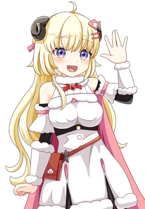 #つのまきあーと #角巻わため こんばんドドド