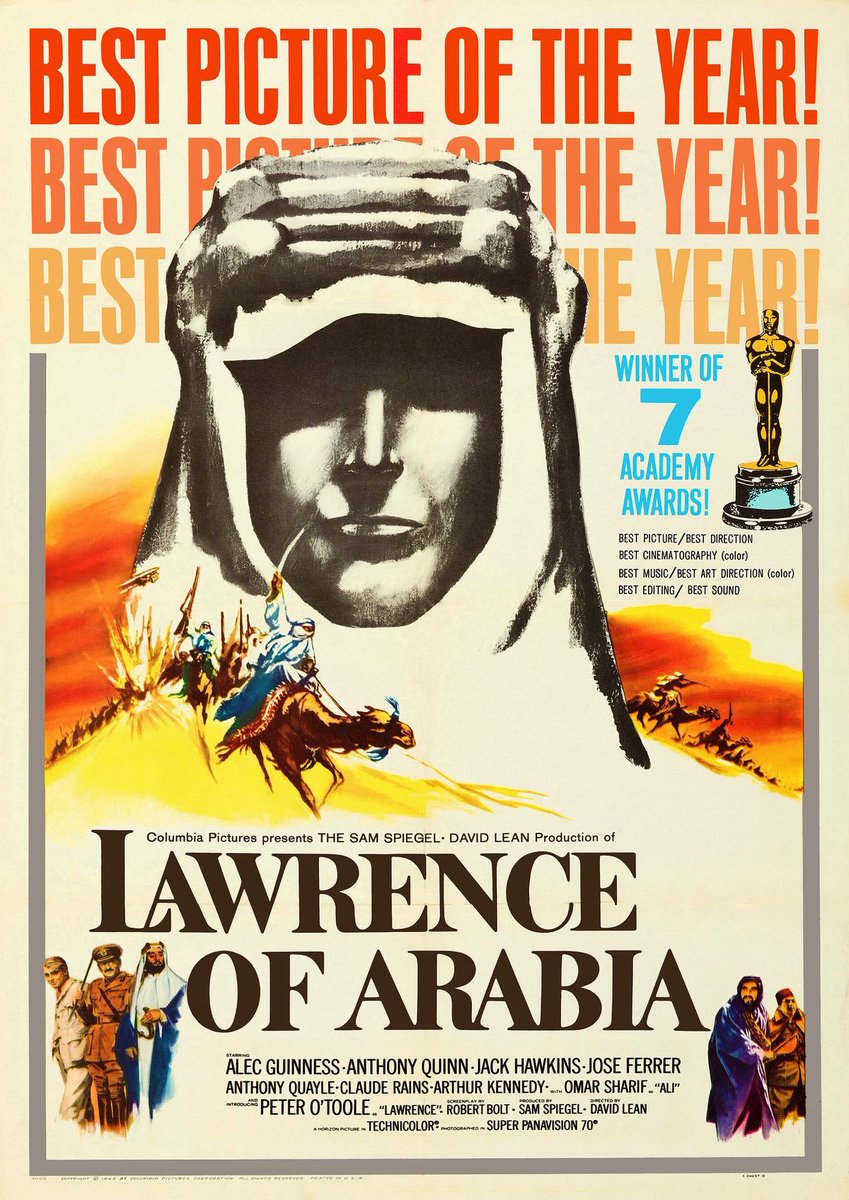 Lawrence of Arabia (1962) 😁👍🏼 #PeterOToole