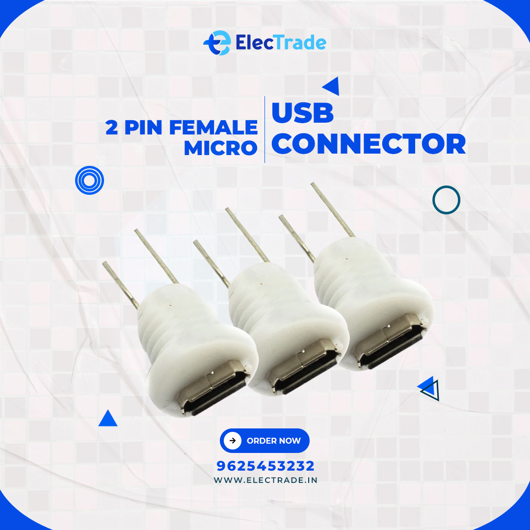 Electradeindia's tweet image. 2 pin female micro USB connector! Designed to provide seamless charging, data transfer and device connectivity.
.
Order Now - electrade.in
.
#microusb #usb #usbcable #usbcables #electrade #electradeindia