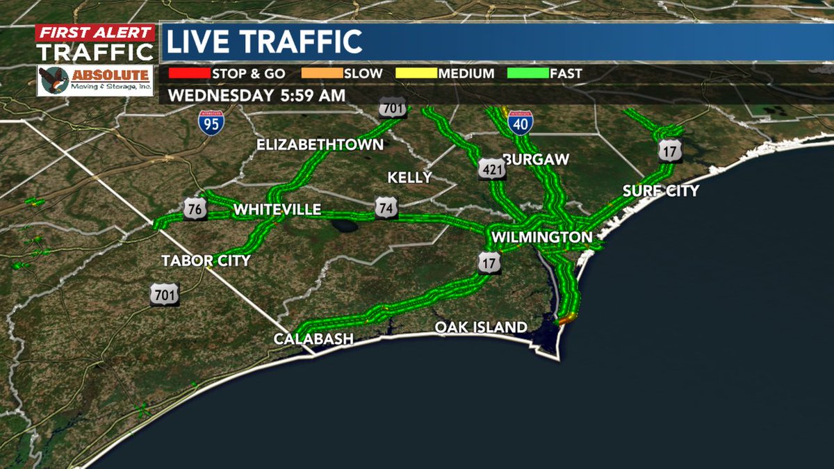 Good morning! As you prepare to head out the door, here's a look at road travel around the region. Stay safe and buckle up!