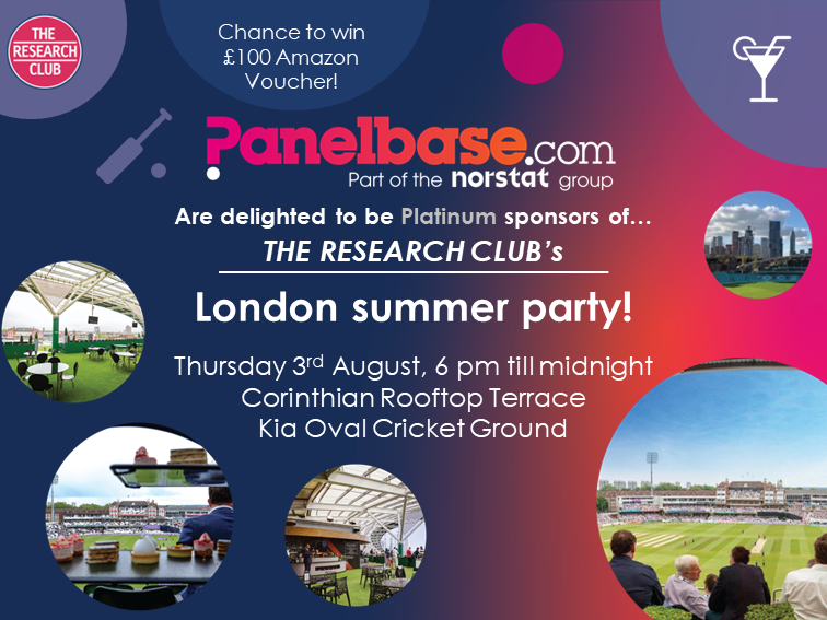 We are thrilled to once again be platinum sponsors for <a href="/TheResearchClub/">The Research Club</a>'s London summer party, held tomorrow, Thursday, August 3rd!

It's going to be another fantastic evening, we can't wait to see you all there. Tickets are still available:

theresearchclub.com/events/london-…

#norstat