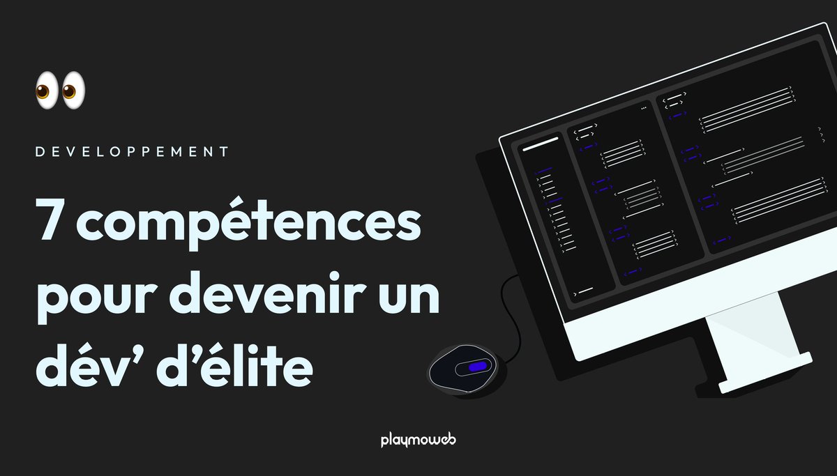 Devenir un développeur hors pair ne se limite pas à la connaissance des langages de programmation. 🧑‍💻

Les entreprises recherchent des développeurs avec des compétences. 💪

7 compétences essentielles pour sortir du lot ici 👉 linkedin.com/posts/playmowe…

#dév #développement