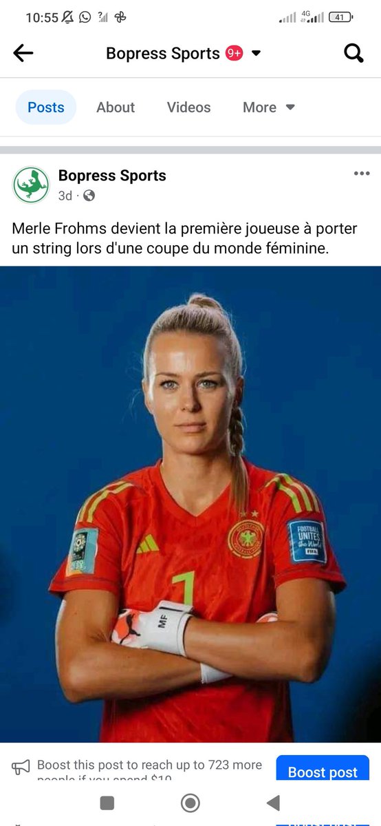 Boobriss's tweet photo. Merle Frohms devient la première joueuse à porter un string lors d'une coupe du monde féminine. https://t.co/UuwqTQegZA