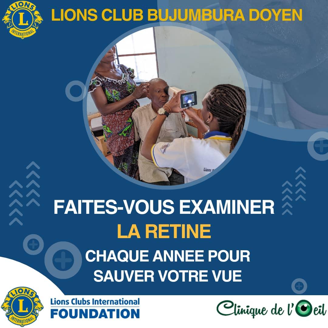 Campagne de sensibilisation à la lutte contre la retinopathie Diabétique #Burundi #nousservons
<a href="/LionsD409/">LIONS D409</a> 
<a href="/LionsClubBuja/">Lions Club Bujumbura Doyen</a> 
<a href="/Lionsclubintl/">Lionsclubinternational</a> 
<a href="/SergeNdayitabi/">Serge Ndayitabi</a> 
<a href="/sarahbuki/">sarah buki</a>