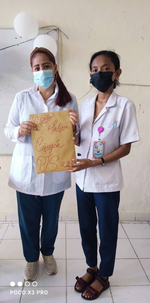 Estudiantes de medicina 4to año, del Núcleo Docente #Maliana, realizan Prueba Intersemestral de Cirugía, demostrando los conocimientos adquiridos en la rotación. Porque #CubaCoopera #CubaPorLaSalud