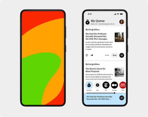 playmyqueue's tweet photo. In our quest for the best user experience, we've placed the new platforms at the bottom for convenient access with your thumb. No more awkward stretching – everything you need is comfortably within reach. 

#news #navigating #app #articles #audio #playlist #podcast #ios #android https://t.co/zfuq9aDO4J