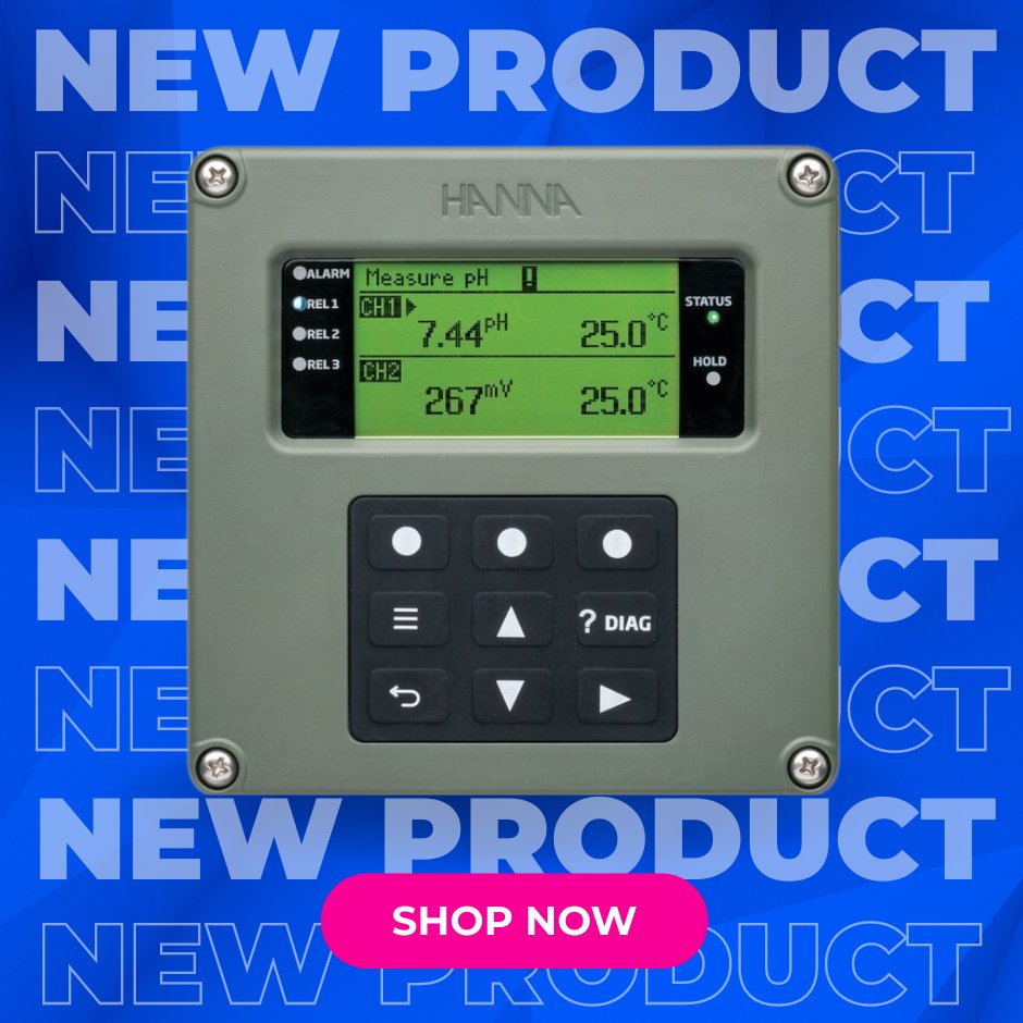 HannaInstUK's tweet image. 💧Are you ready to test? Our NEW Dual-Channel Universal Process Controller is here to get the job done!
👉 Enquire today, hubs.la/Q01Y887p0...

#hannainstruments #labequipment #science #watertreatment #wastewatertreatment #metalfinishing