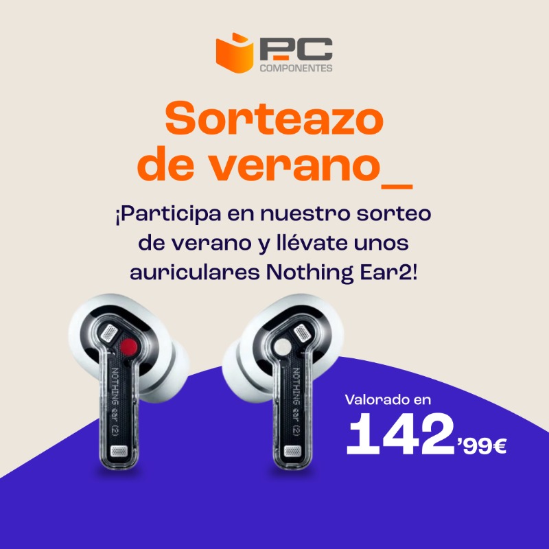 🌴🌴🌴¡𝐓𝐄𝐑𝐂𝐄𝐑 𝐒𝐎𝐑𝐓𝐄𝐀𝐙𝐎 𝐒𝐄𝐌𝐀𝐍𝐀𝐋!🌴🌴🌴

😱 ¡Llévate estos auriculares Nothing Ear 2!

☝️RT 🔃 y síguenos
✌️ Comenta completando la frase, 𝗣𝗰𝗖𝗼𝗺𝗽𝗼𝗻𝗲𝗻𝘁𝗲𝘀 𝘀𝗶 𝗹𝗼𝘀 𝗴𝗮𝗻𝗼 𝗲𝘀𝗰𝘂𝗰𝗵𝗮𝗿í𝗮... 

✅¡Cuánto más comentes, más opciones!