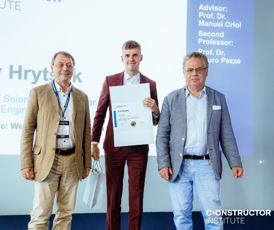 ConstructorInst's tweet photo. 🎓Constructor Institute Schaffhausen's #Graduation Day!

A day to remember as our second cohort of 19 students from 11 different countries successfully completed their academic journey, earning their well-deserved degrees.

#ConstructorInstitute #Schaffhausen #graduation https://t.co/Of38TWQx1I
